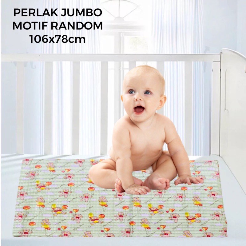 Perlak bayi jumbo waterproof/perlak karet murah anti air/perlak ompol bayi jumbo murah