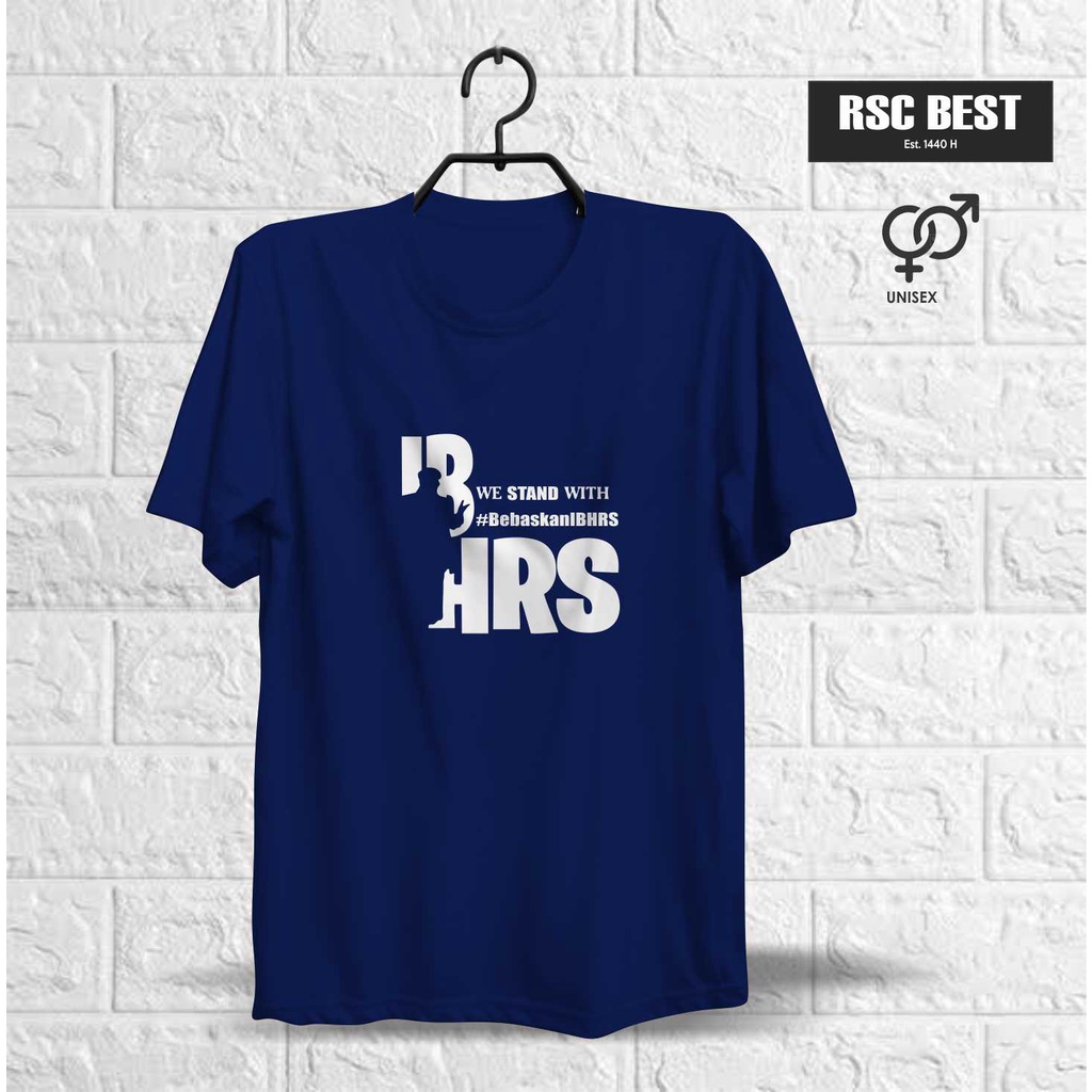 Kaos Kaus T-Shirt IB HRS HABIB RIZIQ 7 Distro Motivasi Katun Cotton Pria Wanita Trend Lengan Panjang