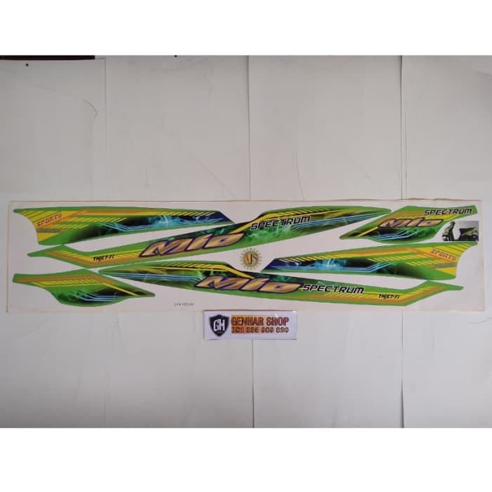 Stiker striping motor mio sporty variasi hijau murah