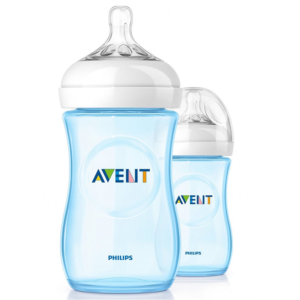 [Hazelcare] Philips Avent Natural Bottle Twinpack Twin Pack / Single Pack Blue / White / Tiger / Hippo / Flamingo Botol Susu Bayi 260ml 260 ml