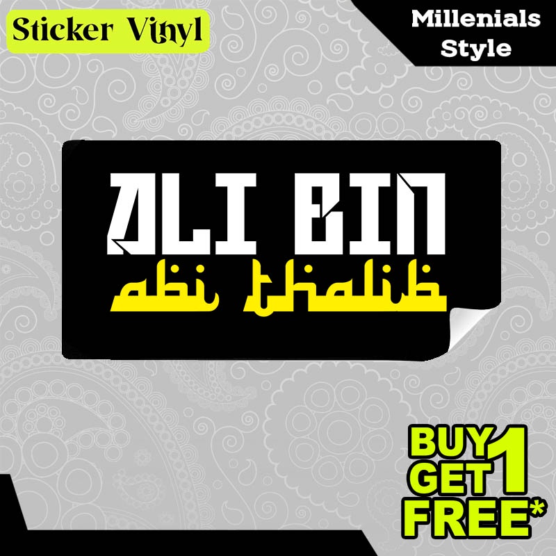 

Stiker Sticker Ali bin Abi Thalib Sahabat Nabi Muhammad Desain Keren dan Kekinian Aesthetic Bahan Vinyl Satuan Anti Air