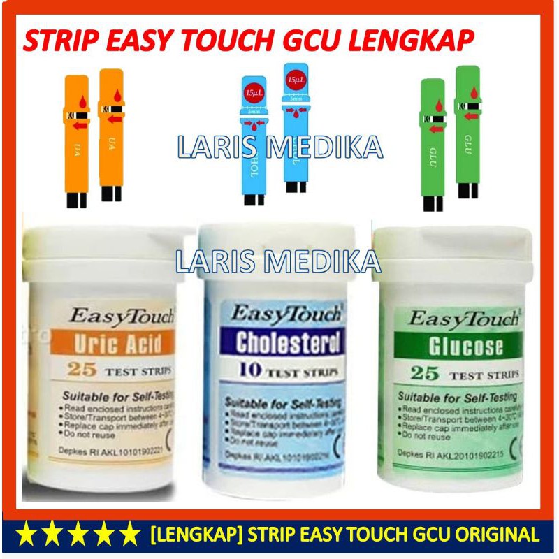 [PAKET] STRIP EASY TOUCH GCU LENGKAP / PAKET STRIP EASYTOUCH 3 IN 1