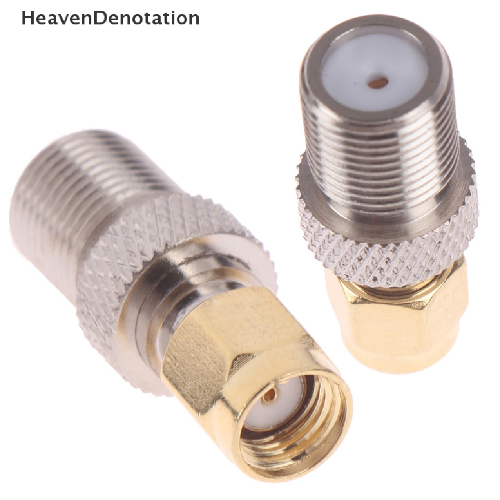 (Heavendenotation) Adapter Konektor Rp Sma Male Ke Female Tipe F