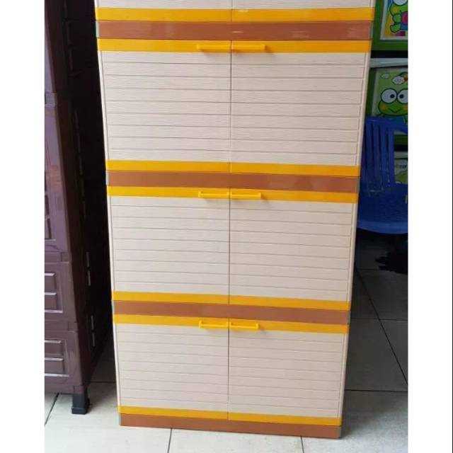 Lemari plastik club susun 3