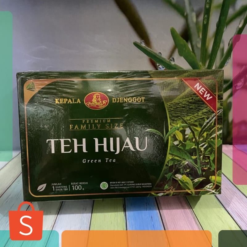 

Termurah teh hijau kepala jenggot family size serbuk