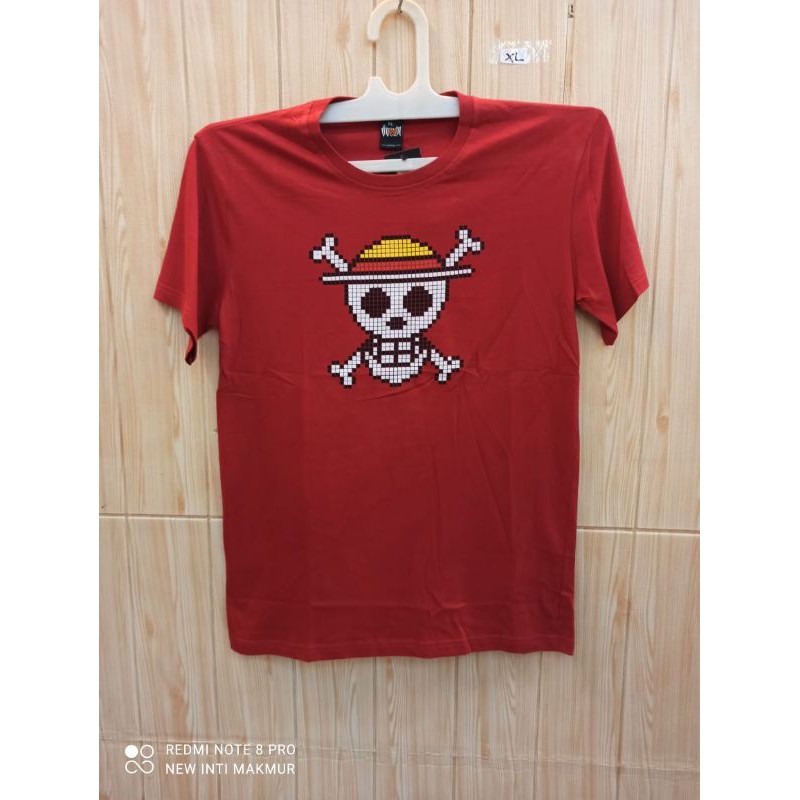 kaos anime one piece monkey d luffy distro