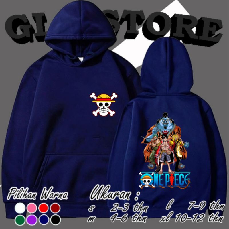 HOODIE ANIME ONE PIECE | HOODIE ANAK LAKI-LAKI | HOODIE ANIME ANAK TERBARU