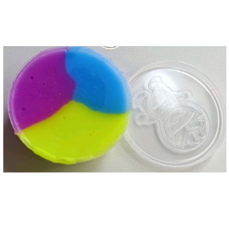 1pcs slime pelangi/slem mangkok super ukuran 30cc grosir