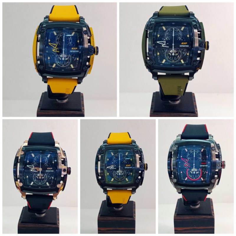 JAM TANGAN Expedition (EXP) E 3008 M ORIGINAL & GARANSI RESMI Expedition