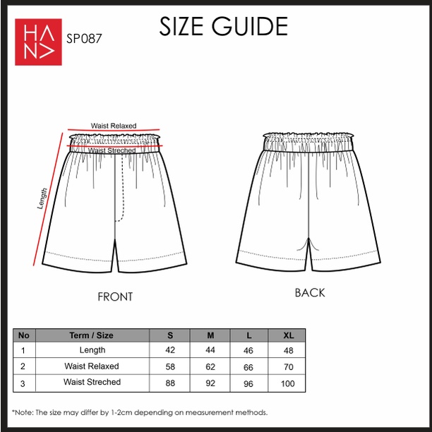 HanaFashion JKT - Youra Short Pants with Pocket Celana Pendek Wanita Murah - SP087