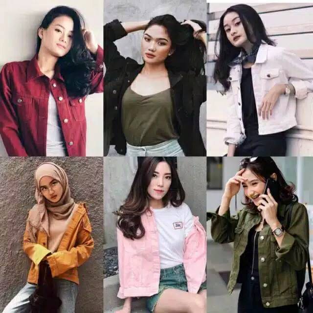 DGS~BOLD JAKET PREMIUM/BIONDY PREMIUM/JAKET WARNA JEANS WASH