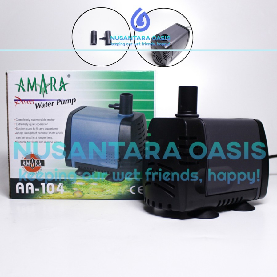 AMARA AA-104 AA 104 POMPA AQUARIUM KOLAM DAN HIDROPONIK AKUARIUM
