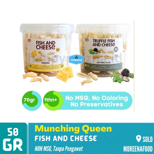 

Munching Queen Truffle Fish and Cheese 70gr - NON MSG 1+