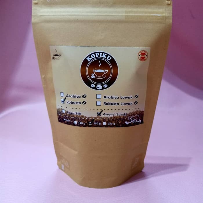 

Kopi Kopiku Robusta Bubuk 200gr