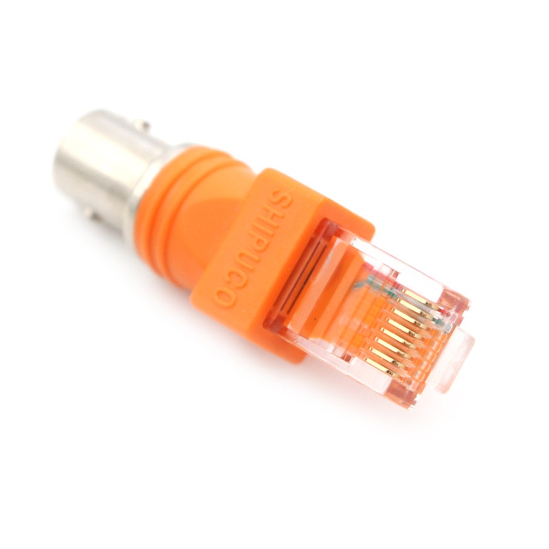 {LUCKID}BNC Female to RJ45 Male Coaxial Barrel Coupler Adapter RJ45 to RF Connector