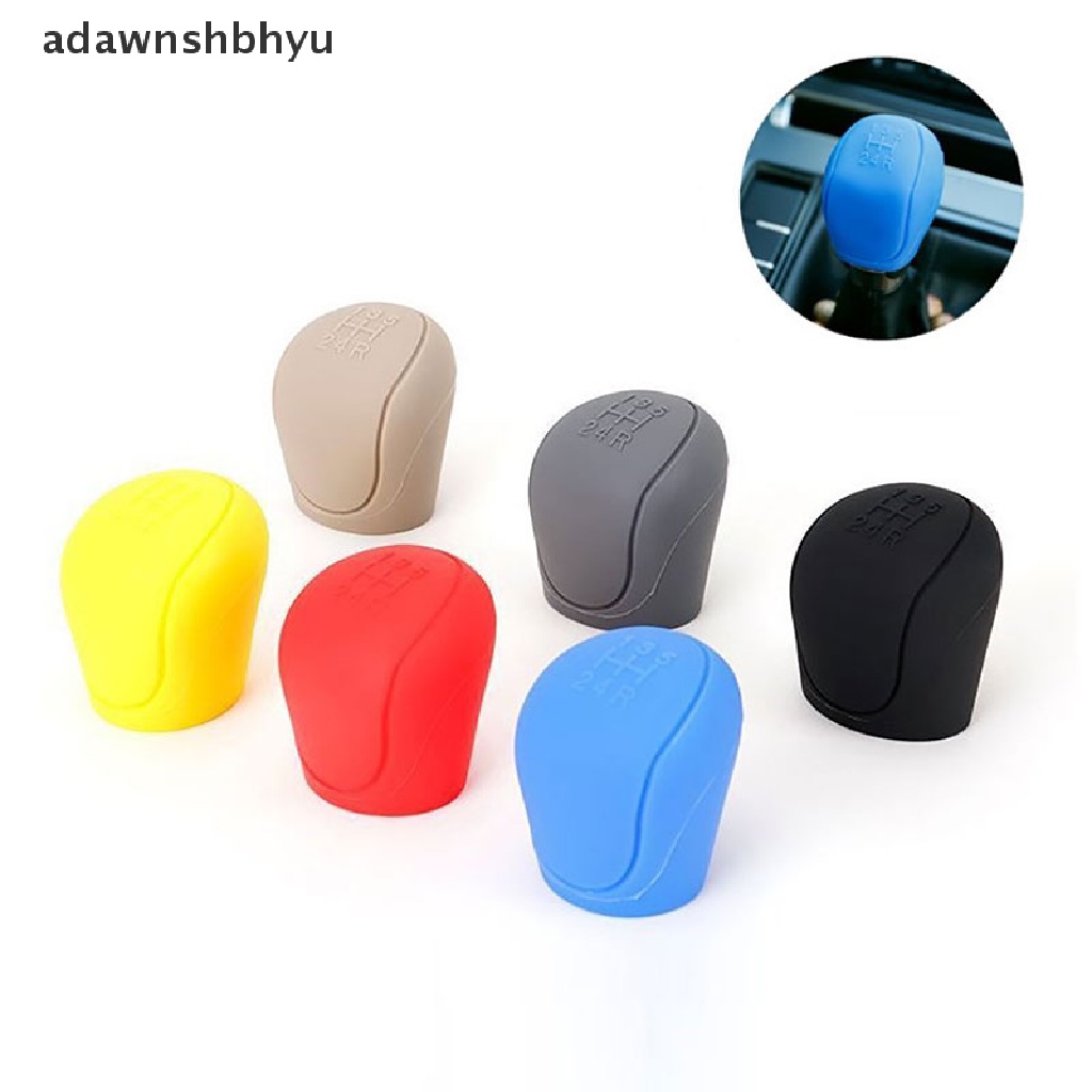 [adawnshbhyu] Silikon Penutup Knob Pemindah Kepala Gigi Mobil Gear Shift Non Slip Grip Handle Case