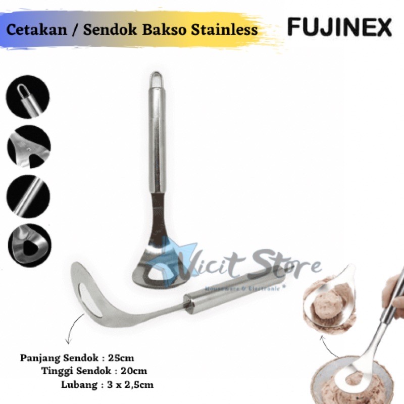 Cetakan Bakso / Sendok Bakso Stainless