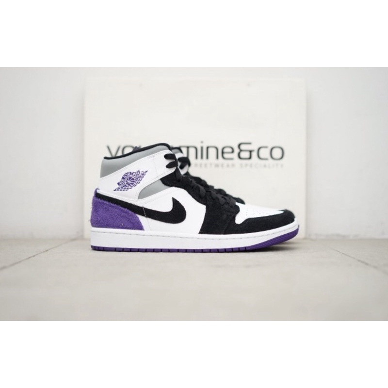 Air Jordan 1 Mid Union Court Purple