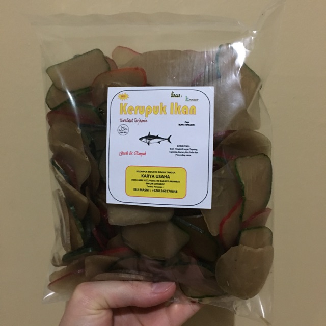 Kerupuk Ikan Tongkol Anambas (Mentah)