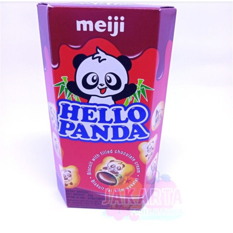 

MEIJI HELLO PANDA WITH FILLED CHOCOLATE CREAM 45G