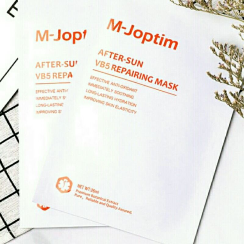 M-Joptim After Sun VB5 Repairing Mask/masker wajah