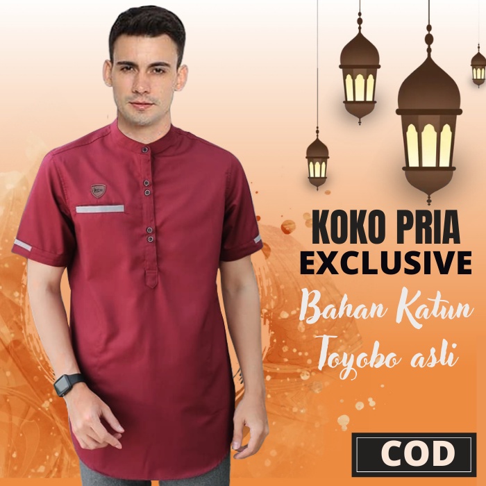 Baju Koko Kurta Pakistan Muslim Pria Lengan Pendek Qurta Arab Dewasa Terbaru Cowok Laki Kokoh Keren Bapak Pengajian Sholat Bahan Katun Murah Premium Lebaran 2022