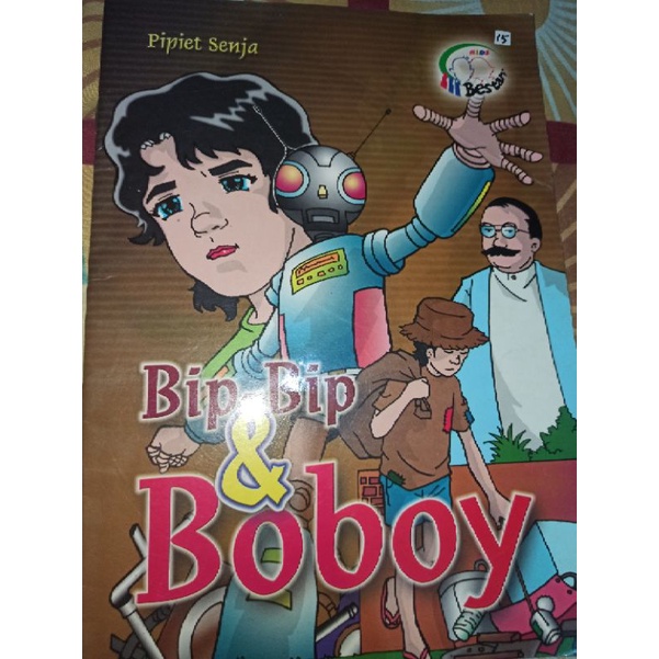 Buku cerita anak - Pipiet Senja - Bip-Bip & Boboy (preloved)