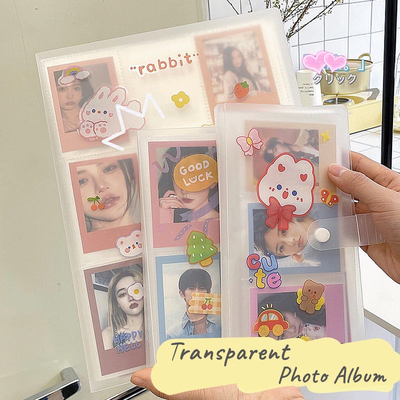 Pp Buku Kartu Transparan A4 A5 Matte Cover Binder Collect Book Photocard Album Tempat Kartu Lomo