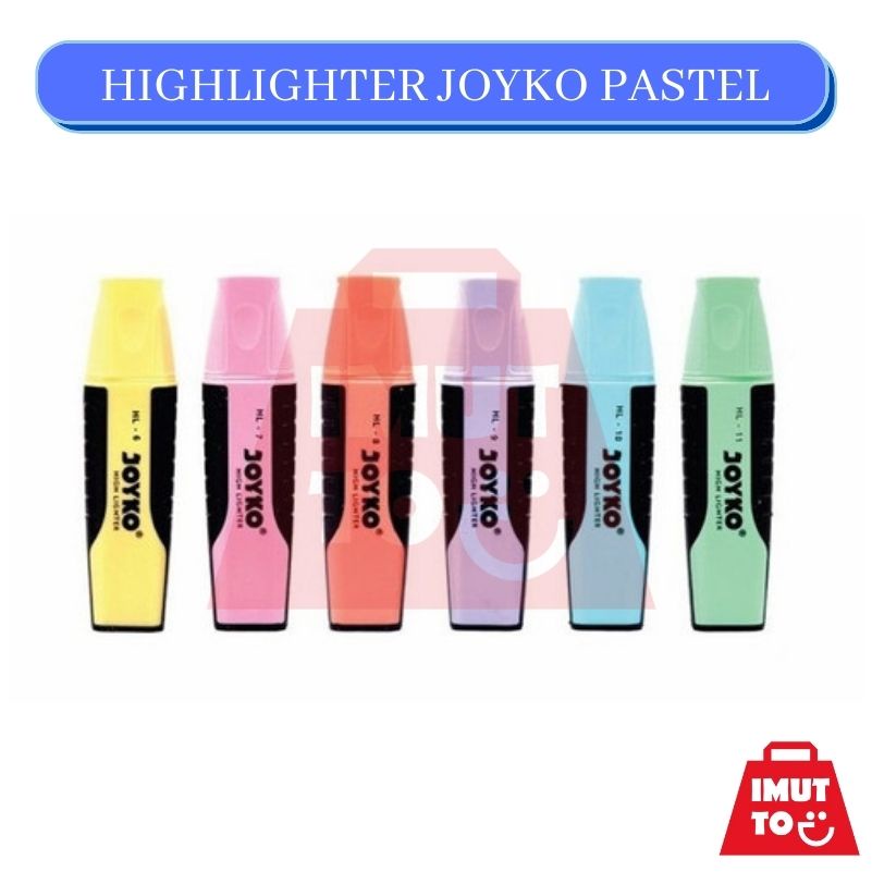 

IMUTTO DIJUAL HIGHLIGHTER JOYKO WARNA PASTEL LIMITED MURAH PROMO