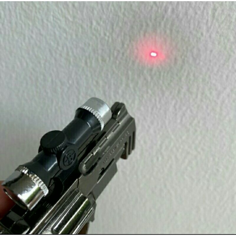 Cod Korek Api pistol Model Scope Laser 951//Korek Api Miniatur unik