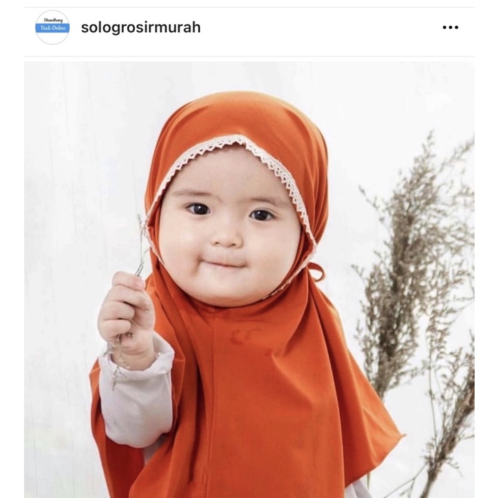 Rikuma jilbab bergo/jilbab instan anak/jilbab renda anak/jinban instan renda