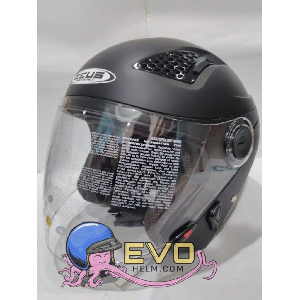 HELM ZEUS ZS - 610 SOLID - MATT BLACK