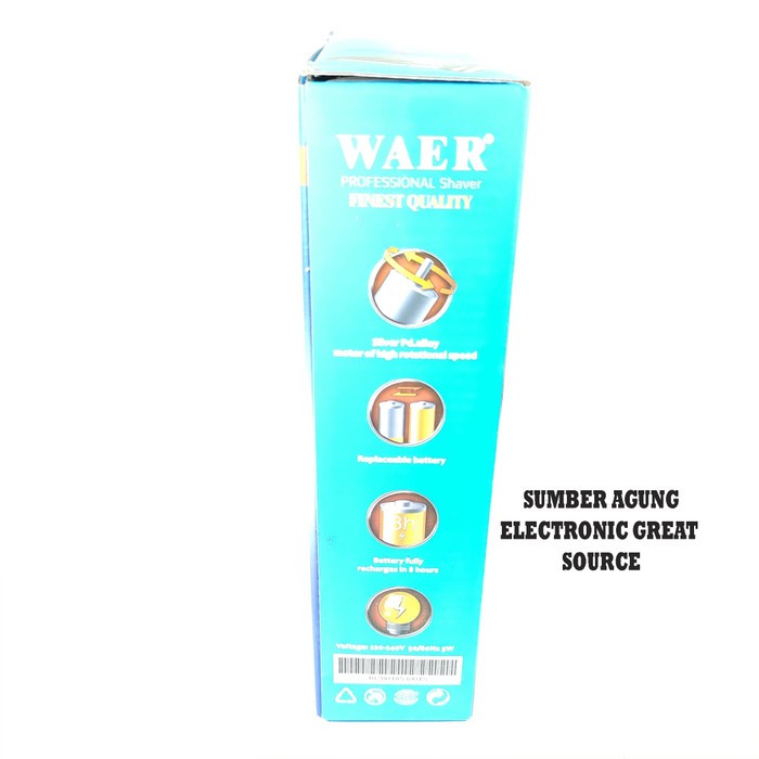 Waer WA7068 Shaver 3in1 Pencukur Jenggot Clipper Rambut Nose Trimmer