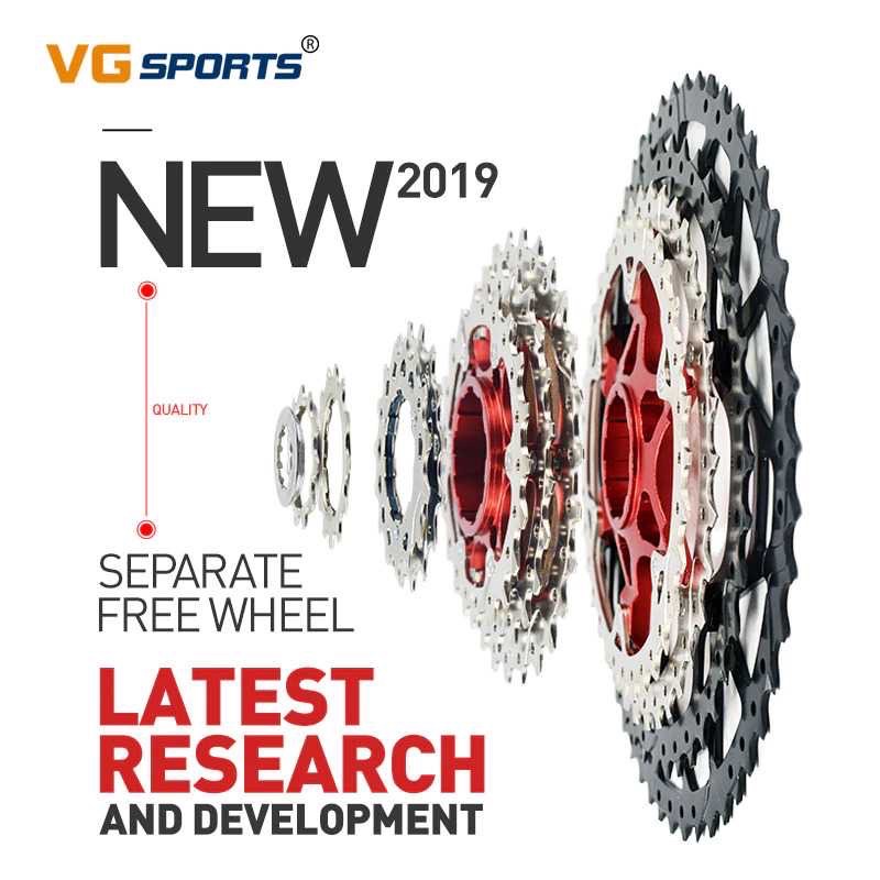 Sprocket Sepeda VG SPORTS 9 speed 11-42T Ultralight silver VG72