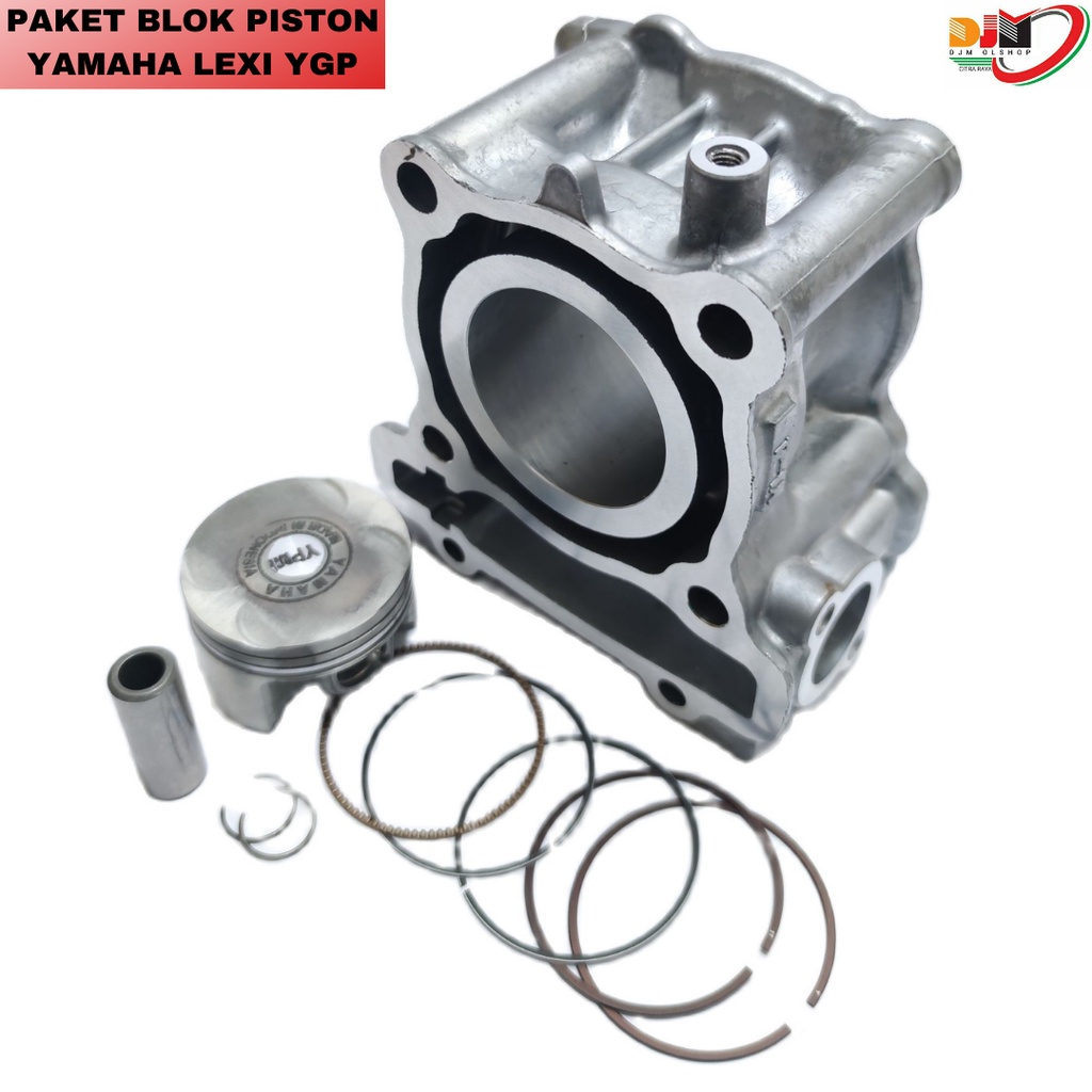 Paket Blok Seher Plus Piston Kit Yamaha LEXI 125 B3F-WB016-00 Original YGP