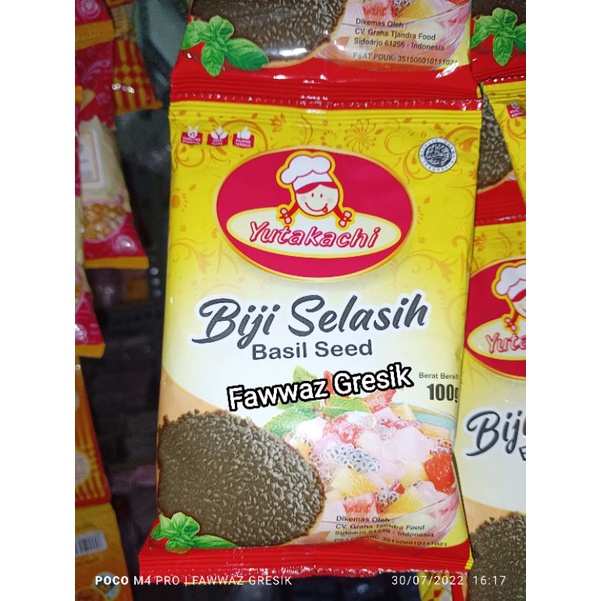 Biji Selasih 100gr - Basil Seed - Telasih 100 gr