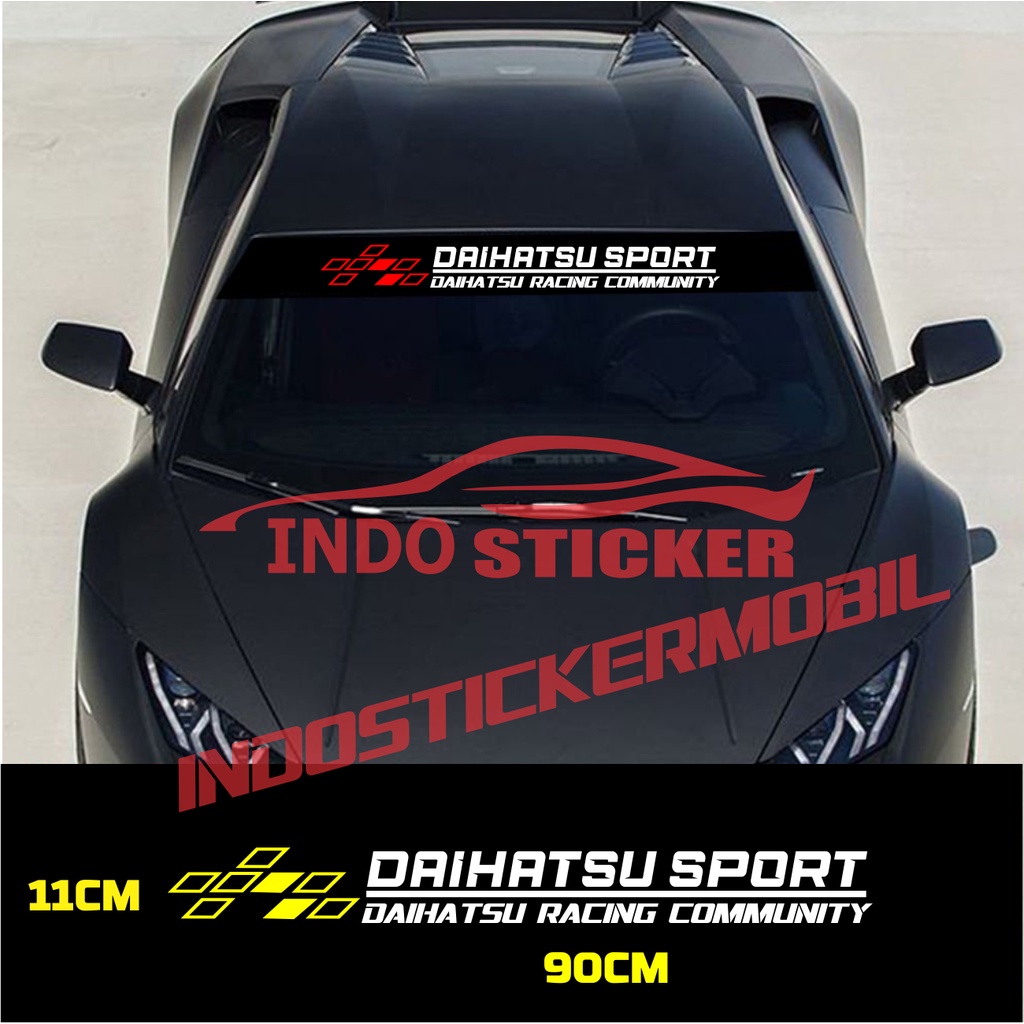 STICKER STIKER KACA  MOBIL DAIHATSU SIGRA XENIA AYLA STIKER KACA DEPAN BELAKANG MOBIL DAIHASTU SIRIO