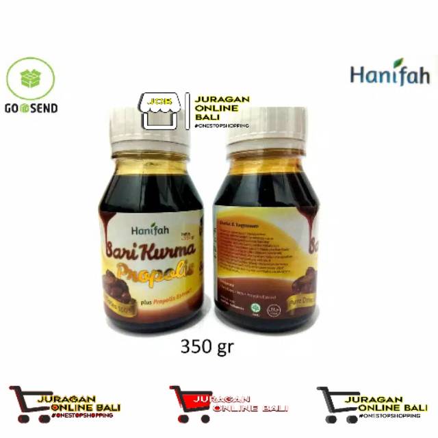 Sari Kurma Propolis Hanifah 350gram / Sari Kurma Murni