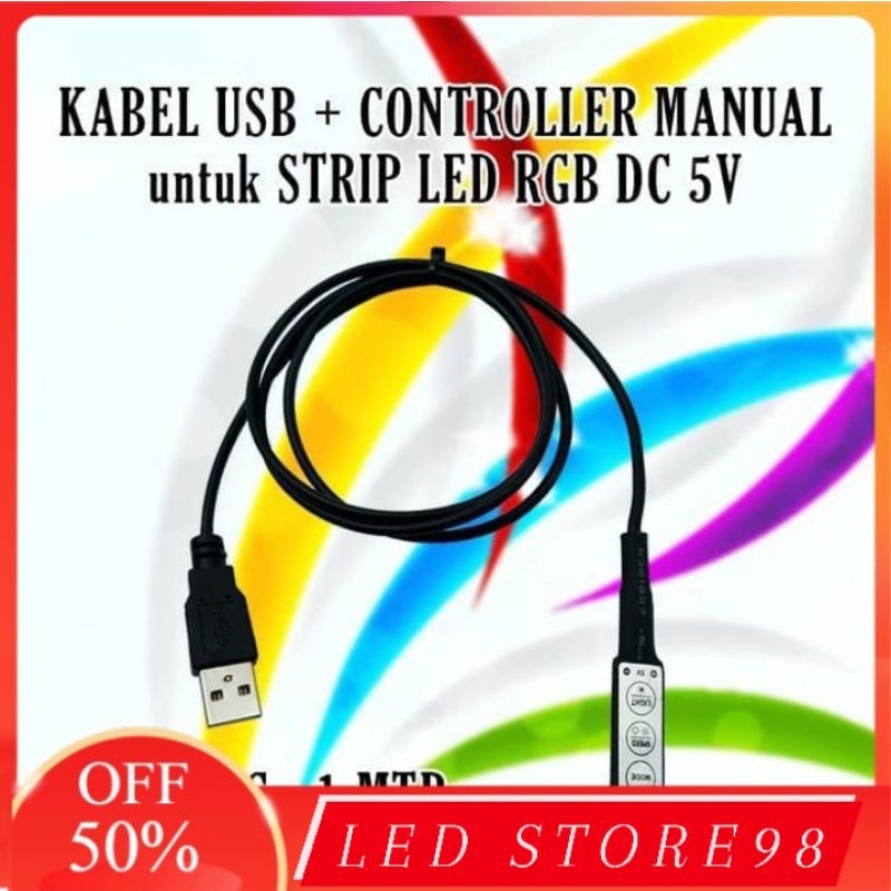 CONTROLLER LED RGB 4 PIN WITH USB