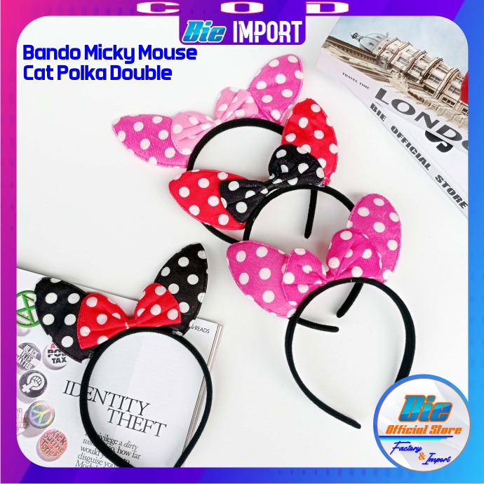 Bando Micky Mouse Cat Impor Best Seller