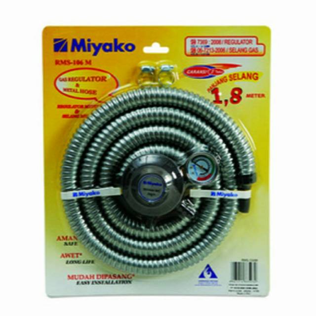 Selang gas komplit miyako Rms 106 M