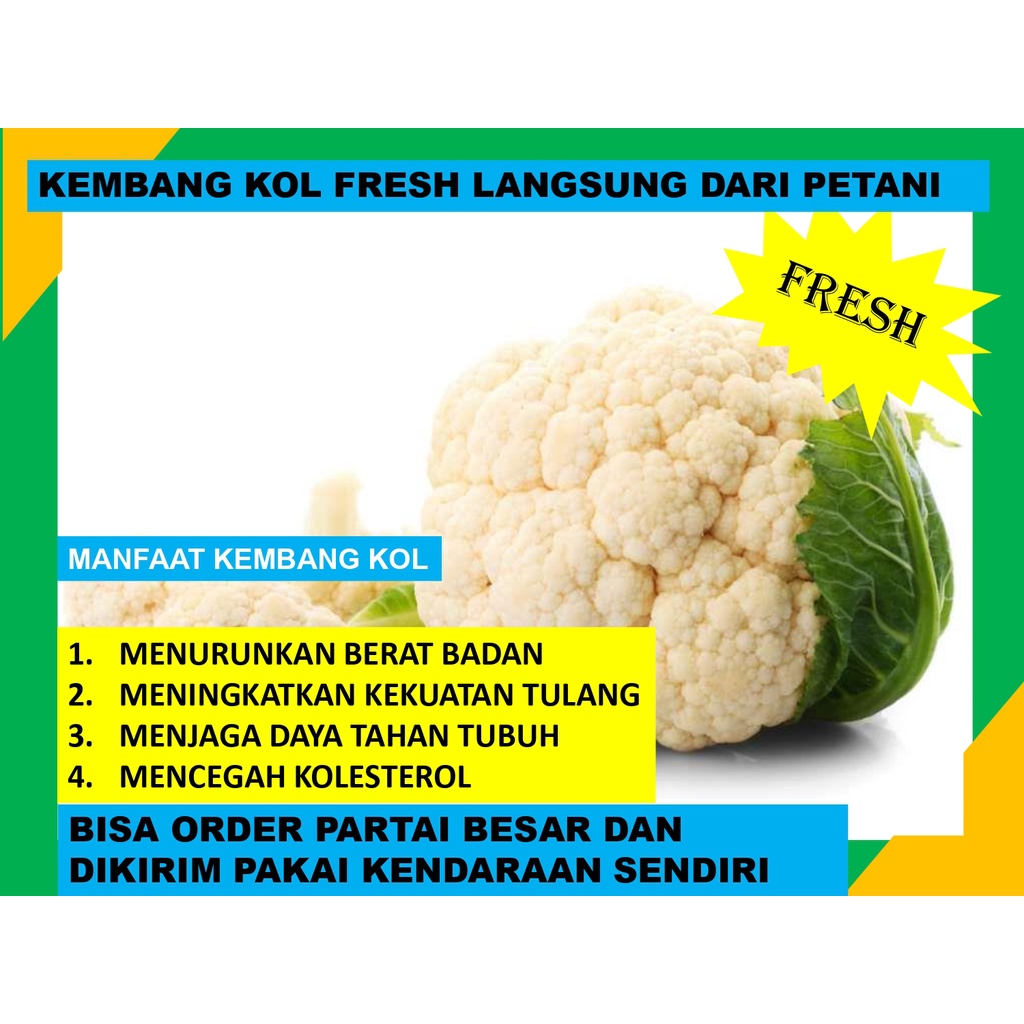 

Kembang Kol Fresh Box Langsung Dari Petani