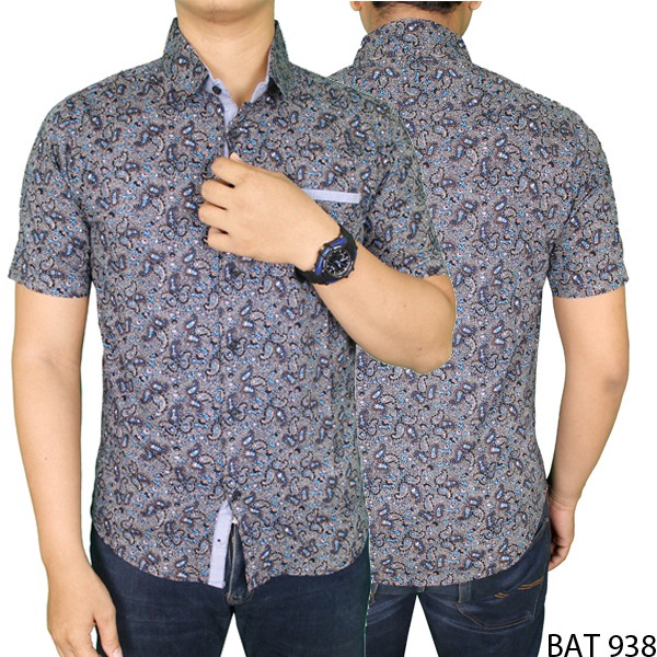 Batik Pria Lengan Pendek Trendy 2018 (COMB)