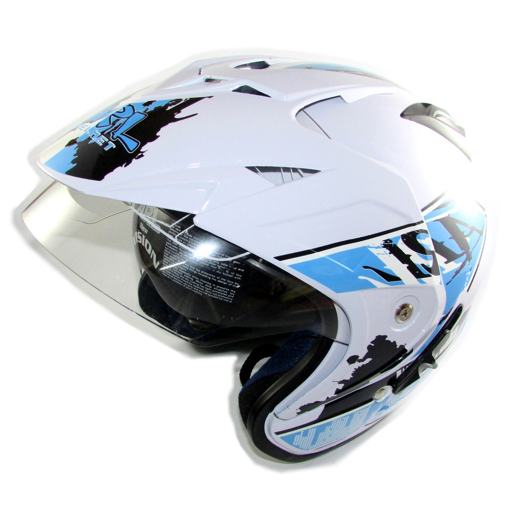 Helm Double Visor l Helm Motor ARL Hight Quality Original ARL Standart SNI Dewasa Kaca Bening 025 Multicolor All Size Murah