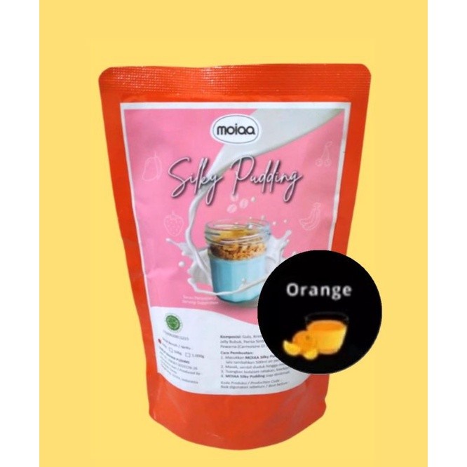 

agar-agar-puding-bahan- bubuk pudding puyo / silky pudding moiaa orange 200gr -bahan-kue.