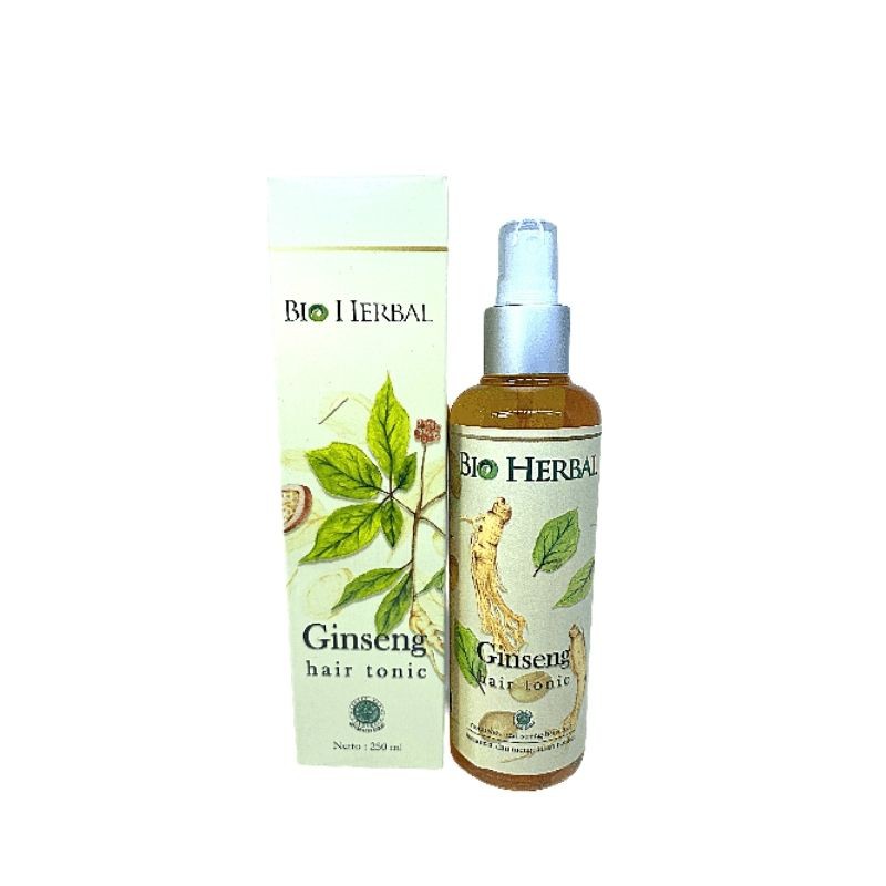 HAIR TONIC BIO HERBAL GINSENG VITAMIN PENUMBUH RAMBUT HAIR TREATMENT PERAWATAN RAMBUT RONTOK RUSAK HERBAL