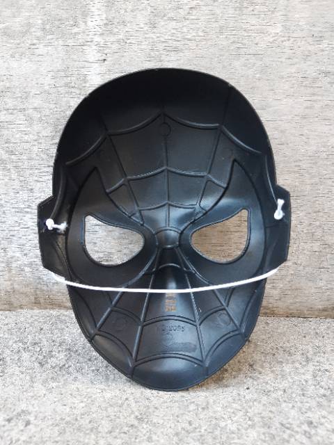 Mainan Topeng Spiderman Hitam Edukatif - Cosplay Mask Anak Edukasi