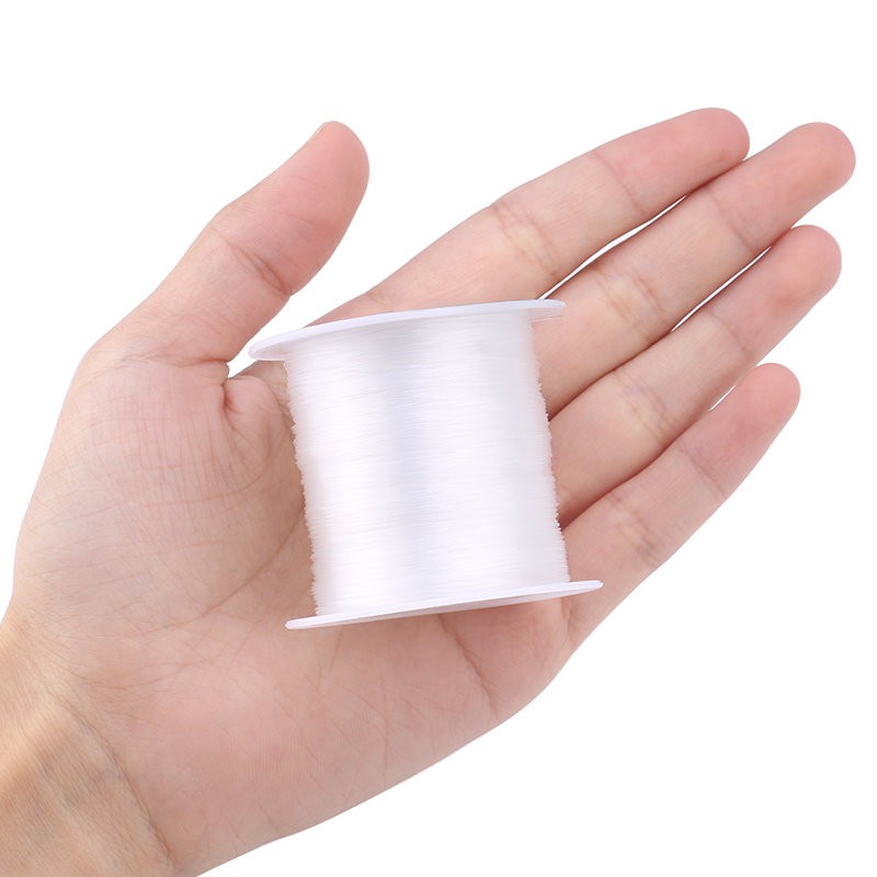 0.2mm-0.7mm Non-Stretch Nylon String Manik-manik Thread Cord Kawat Ikan