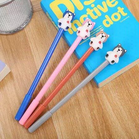 

LP261 Pulpen Pena Lucu Motif Karakter Beruang Putih Kombinasi 4 warna Pulpen Unik Import