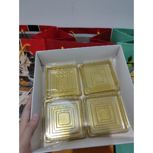 SET PAPER BAG + BOX MOONCAKE / KUE BULAN